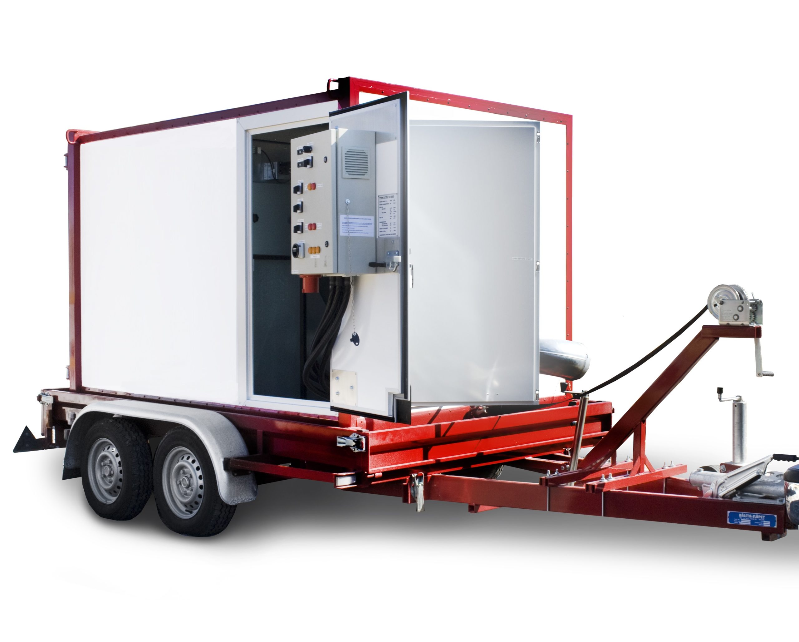 trailer mounted mobile heater