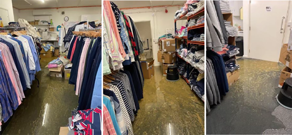 Sewage Cleanup at Clothing Store in Buckinghamshire